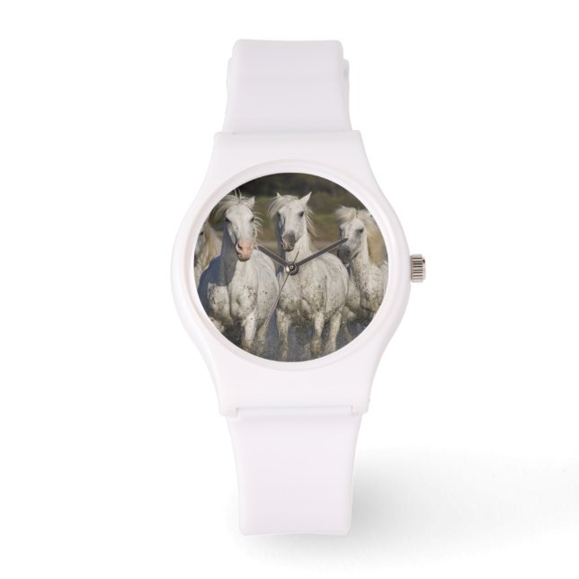 Reloj De Pulsera Francia, Camargue. Caballos corren (Anverso)