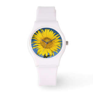 Reloj De Pulsera Francia, Provenza, Valensole. Girasoles en pie