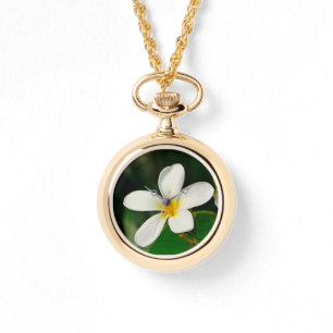 Reloj De Pulsera Frangipani blanco