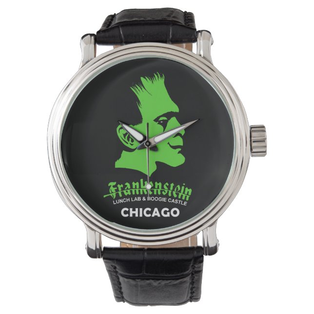 Reloj De Pulsera Frankenstein, Bar, Disco, Chicago, IL Wristwatch (Anverso)