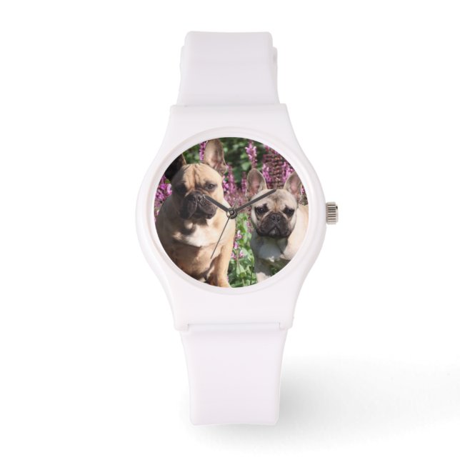 Reloj De Pulsera Französische Bulldogge Armbanduhr (Anverso)