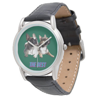 Reloj De Pulsera Französische Bulldoggen Beste Freunde