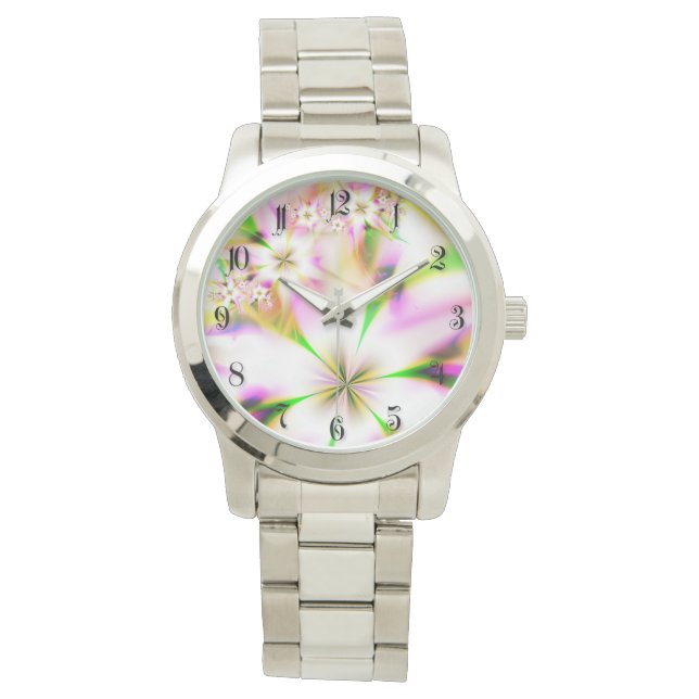 Reloj De Pulsera Frasco floral (Anverso)