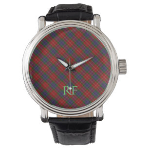 Reloj De Pulsera Fraser Tartán Oficial con monograma/ nombre