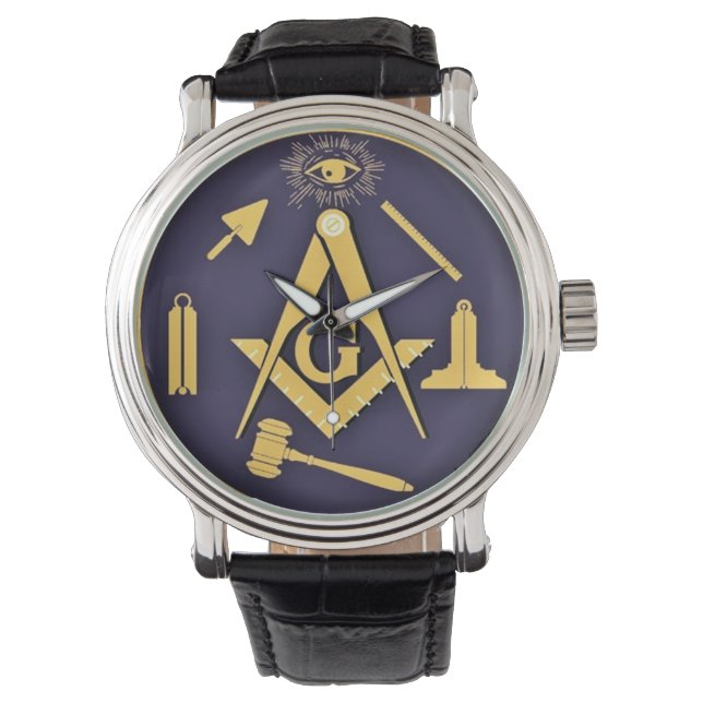 Reloj De Pulsera Free Mason (Anverso)