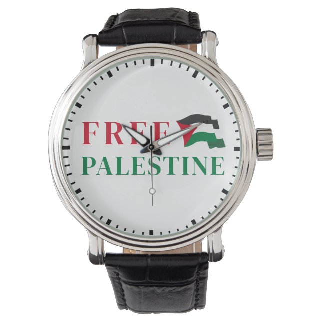 Reloj De Pulsera free palestine Personalized WATCH (Anverso)