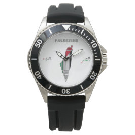 Reloj De Pulsera Free Palestine Watch - Diseño de Shemagh Keffiyeh