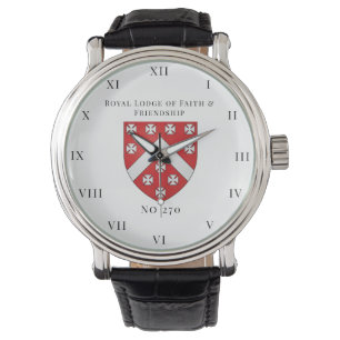 Reloj De Pulsera Freemason Royal Lodge of Faith & Friendth Watch