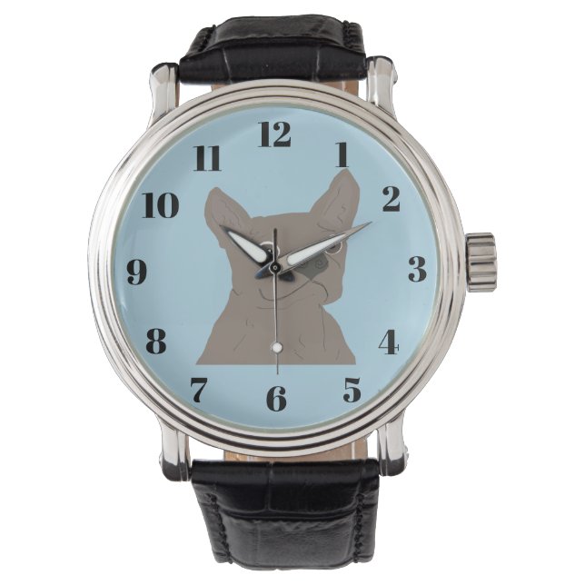 Reloj De Pulsera Frenchie, (Anverso)