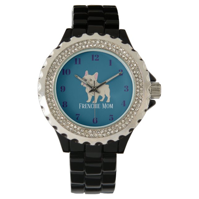 Reloj De Pulsera Frenchie Mom (Anverso)