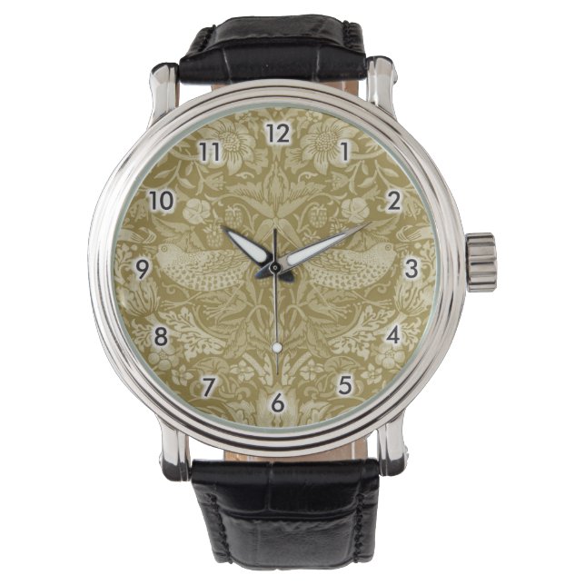 Reloj De Pulsera Fresa Thief Gold, William Morris (Anverso)