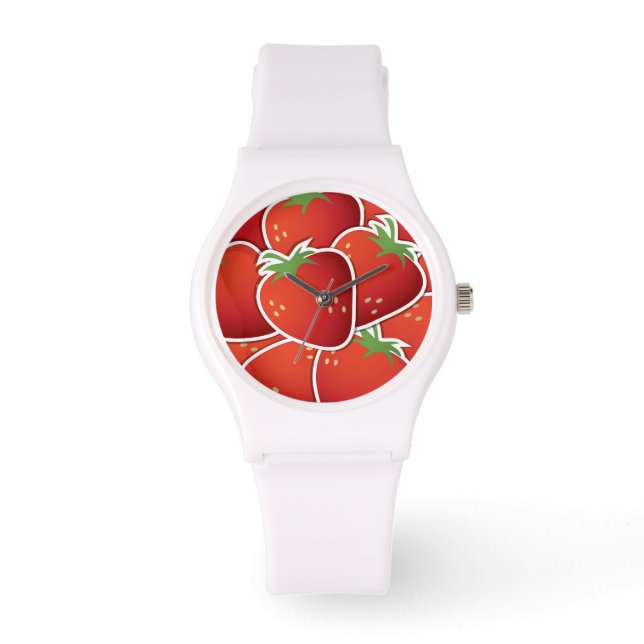 Reloj De Pulsera Fresas funky (Anverso)