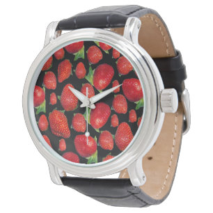 Reloj De Pulsera Fresas Red Delicious,