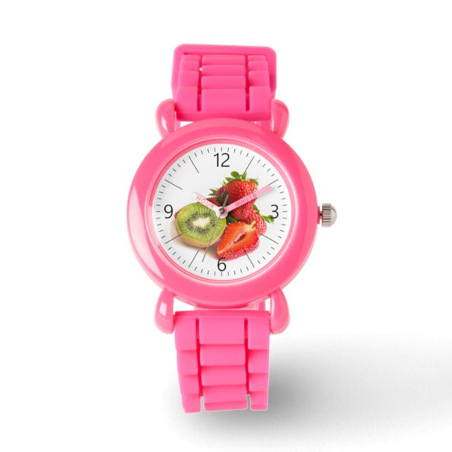 Reloj De Pulsera Fresas y kiwi (Anverso)
