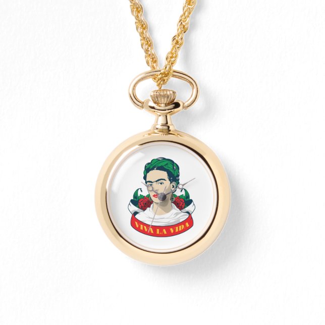 Reloj De Pulsera Frida Kahlo | Viva la vida (Anverso)
