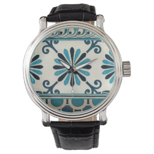 Reloj De Pulsera Frisa índigo no embellecida II