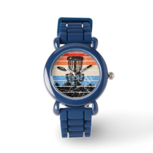 Reloj De Pulsera Frisbee Golf Disk Retro
