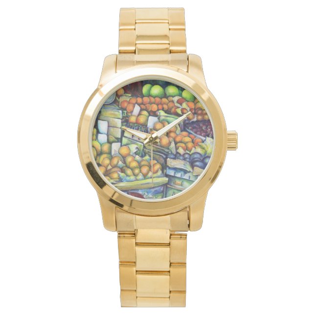 Reloj De Pulsera Fruta fresca con Francisco (Anverso)