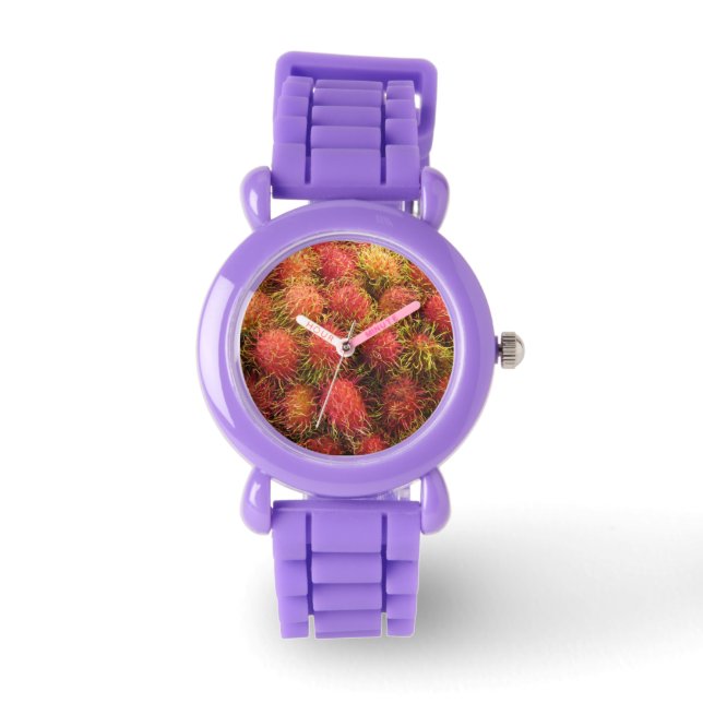 Reloj De Pulsera Fruta tropical de Rambutan (Anverso)