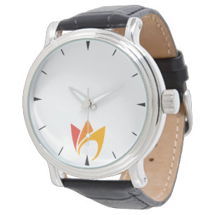 Reloj De Pulsera Fuego Llamarada (llamas naranjas a rojas)