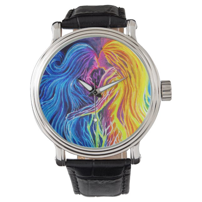 Reloj De Pulsera Fuego y agua (Anverso)