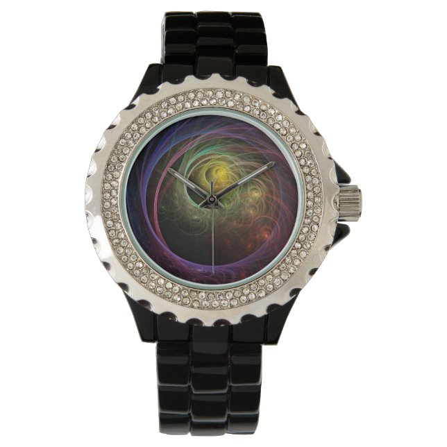 Reloj De Pulsera Fuegos artificiales del espacio (Anverso)