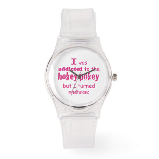 Reloj De Pulsera Fui adicto a la cita de la tipografía de clave Hok