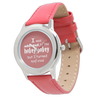 Reloj De Pulsera Fui adicto a la cita de la tipografía de clave Hok