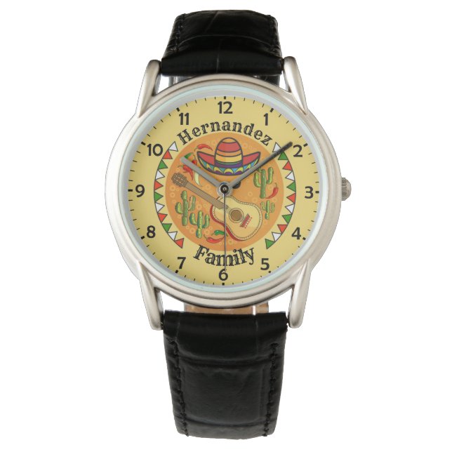 Reloj De Pulsera Fun Cinco De Mayo (Anverso)