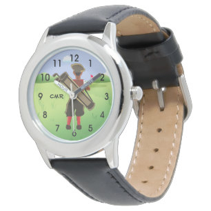 Reloj De Pulsera Fun golf personalizado en campo de golf
