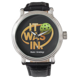Reloj De Pulsera Fundido jugador de picnic "It Was In"