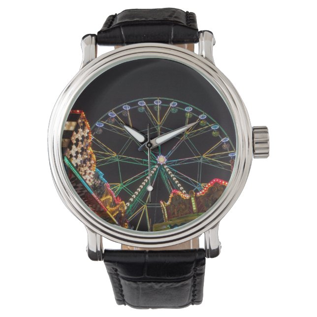Reloj De Pulsera Funfair en la noche (Anverso)