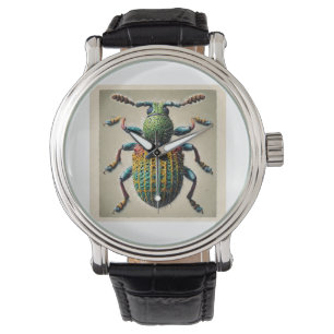 Reloj De Pulsera Fungus Weevil in Watercolor and Ink 030924IREF244 