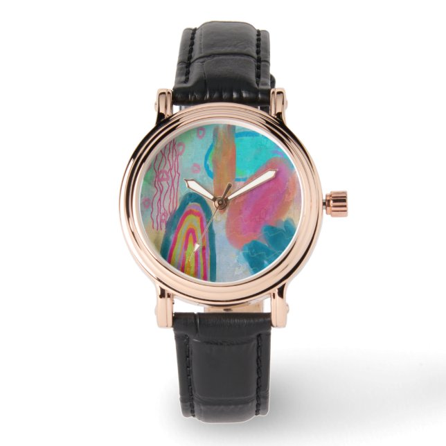 Reloj De Pulsera Funky Abstract Art to Wear (Anverso)