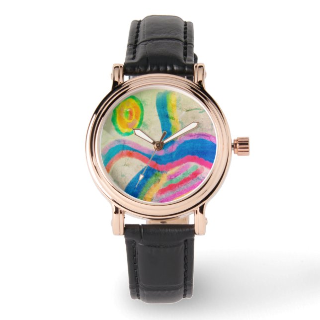 Reloj De Pulsera Funky Abstract Art to Wear (Anverso)