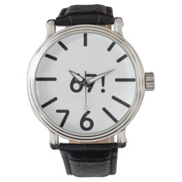 Reloj De Pulsera funny 67 clock