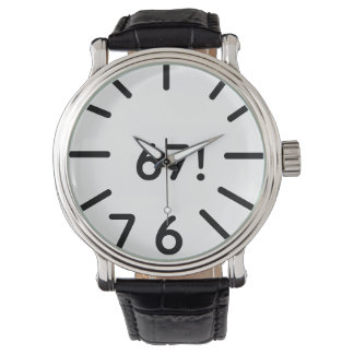 Reloj De Pulsera funny 67 clock