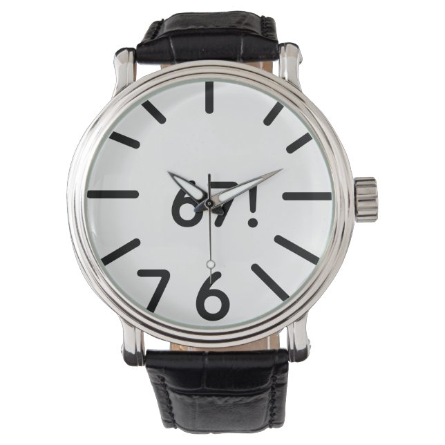 Reloj De Pulsera funny 67 clock (Anverso)
