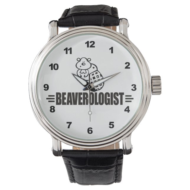 Reloj De Pulsera Funny Beaver (Anverso)