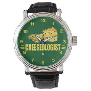 Reloj De Pulsera Funny Cheeseólogo Queso Cheesehead