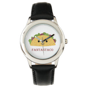 Reloj De Pulsera Funny Fantastaco Taco Pun Cute Kawaii Taco