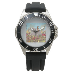 Reloj De Pulsera Funny Hannibal Barca Y Elephant Mens RubberWatch