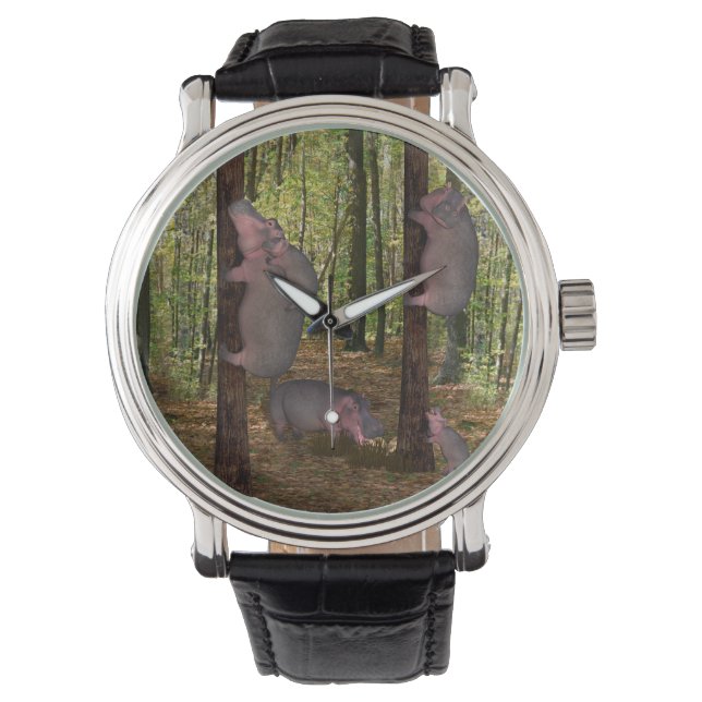 Reloj De Pulsera Funny Koala-Wannabe Hippos (Anverso)