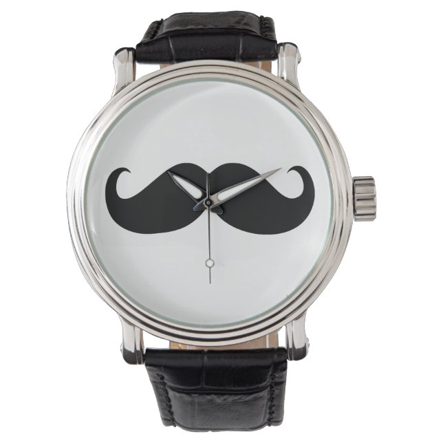 Reloj De Pulsera Funny Mustache (Anverso)