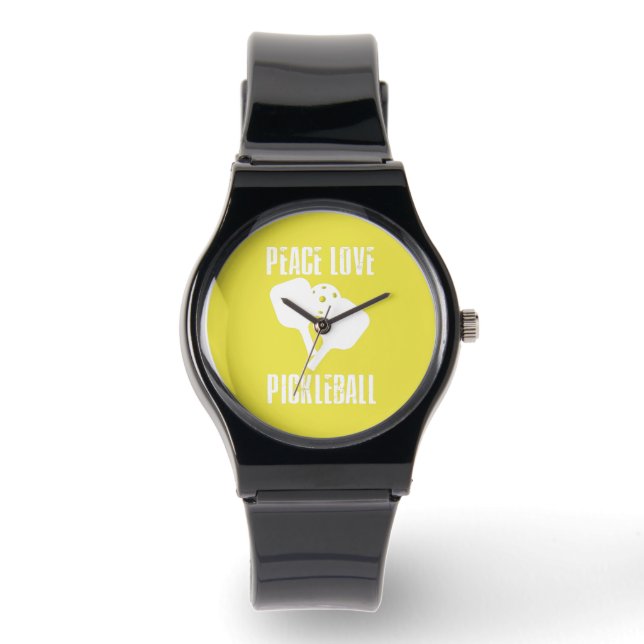 Reloj De Pulsera Funny Pickleball (Anverso)