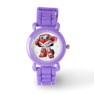 Reloj De Pulsera Funny Robot Car personalizado   - Elegir el color