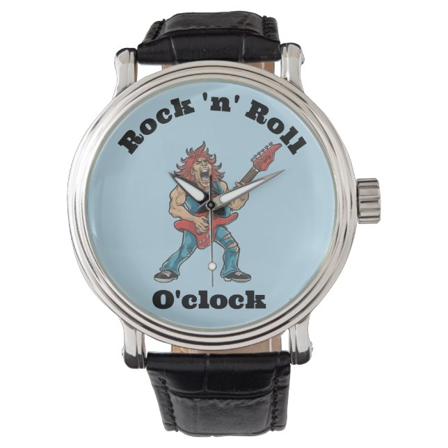 Reloj De Pulsera Funny Rockstar (Anverso)