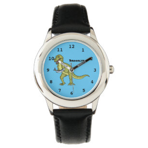 Reloj De Pulsera Funny T rex dinosaur ilustracion