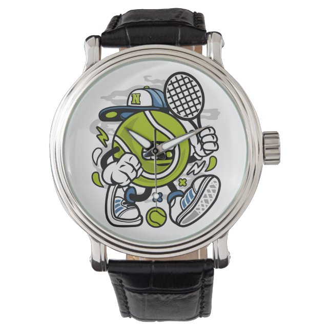 Reloj De Pulsera Funny Tennis Ball Personalizado | Deporte (Anverso)