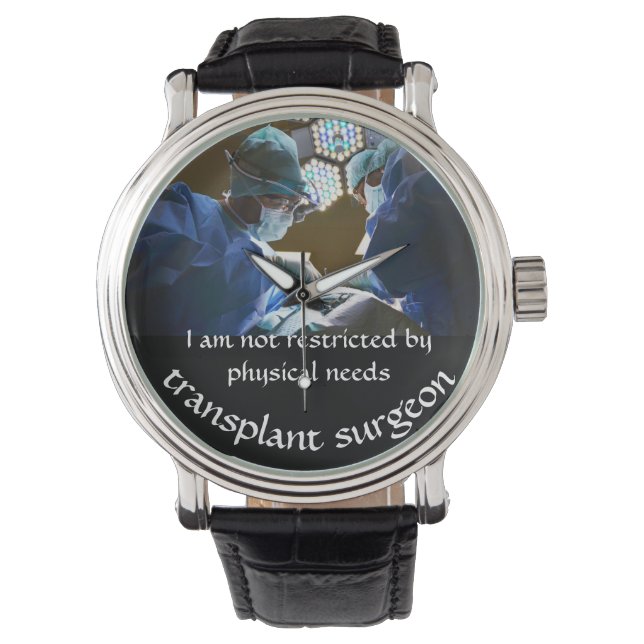 Reloj De Pulsera funny transplant surgeon, surgery doctor medicine (Anverso)